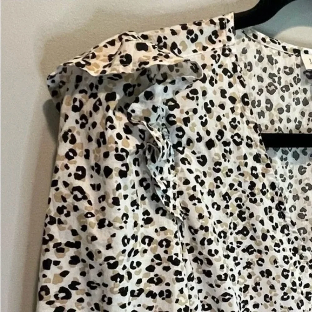 J. Crew Factory Black and White Midi Dress - Picture 3 of 7